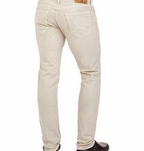 True Religion Rocco sand cotton blend skinny jeans