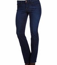 Tony dark blue cotton blend jeans