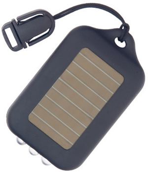 true utility Key Ring Mini Torches - Solar Keyring Torch - Black - Ref TU53 - #CLEARANCE