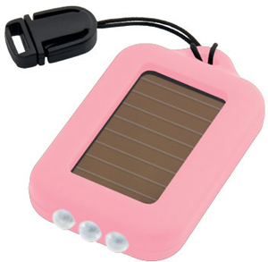 true utility Key Ring Mini Torches - Solar Keyring Torch - Pink - Ref TU53 - #CLEARANCE