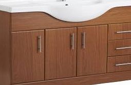 Trueshopping 1200 Bathroom Calvado Furniture Vanity Unit