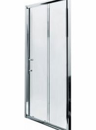 Trueshopping 1400mm Sliding Shower Door Screen 8mm Glass Walk