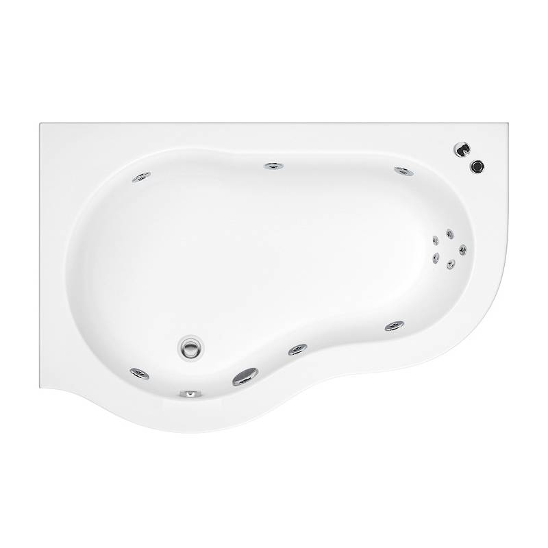 1500 x 1000 Corner Bath with 11 Jet review, compare prices, buy online