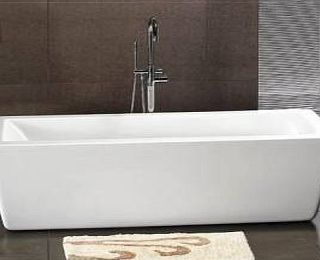 Trueshopping 1700mm Bathroom Modern Square Flat Top Free