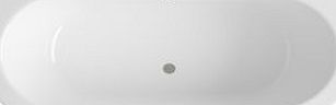 Trueshopping Balterley Gloss White D Shape Minimalist 1700 x