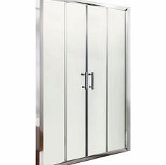 Trueshopping Bathroom Double Sliding Shower Door Screen