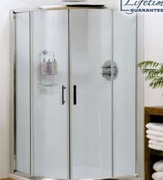 Trueshopping Bathroom Quadrant Shower Enclosure Cubicle 1000mm