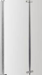 Trueshopping Bathroom Square Shower Hinged Bath Screen 5mm