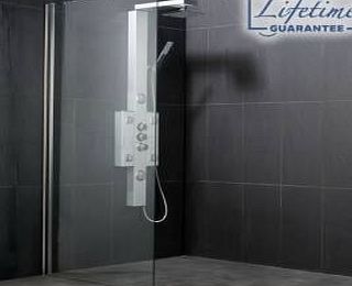 Trueshopping Bathroom Walk in Wet Room Shower Glass Screen