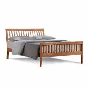 Trueshopping Bedstead King Size Beech Finish