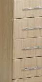 Trueshopping Beech Bathroom Storage Chest of 4