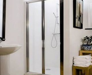 Trueshopping Bi-fold Walk In Bathroom Glass Shower Enclosure