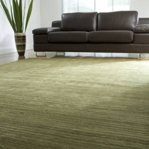 Boulevard Modern Green Wool Rug