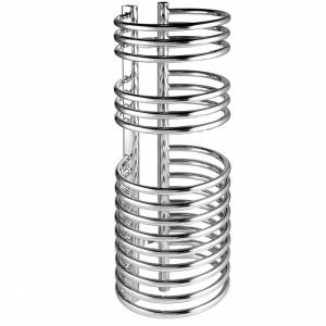 Trueshopping Chrome Designer Coil Heated Towel