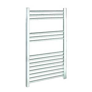 Trueshopping Chrome Flat Heated Towel Radiator