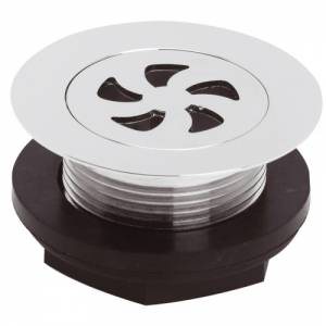 Trueshopping Chrome Flush Grated Shower Tray