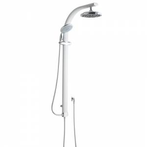 Trueshopping Chrome Shower Kit Fixed Head