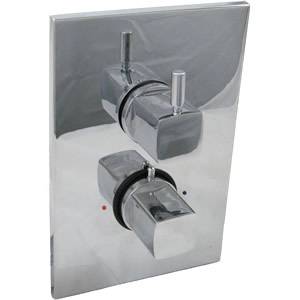Trueshopping Chrome Square 3/4inch Thermostatic