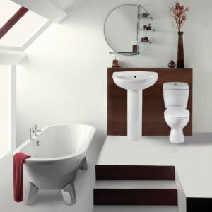 Complete Modern Flat Top Bathroom