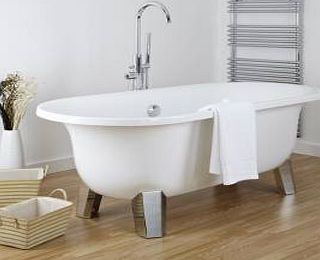 Trueshopping Contemporary Bathroom Oval Shaped Free Standing