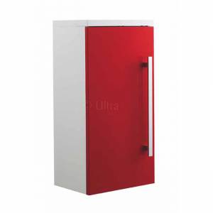 Trueshopping Design High Gloss Red Wall Mounted
