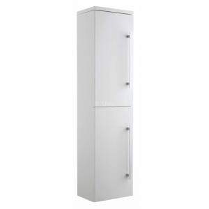 Trueshopping Design High Gloss White Tall Wall