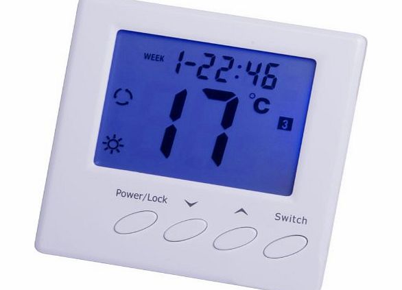 Trueshopping Digital Underfloor Heating Control Thermostat with LCD Screen