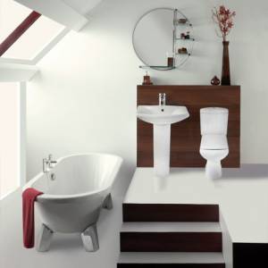 Trueshopping Double Ended Freestanding Flat Top