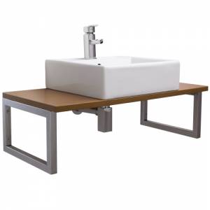 Trueshopping Large Square Ceramic Basin with