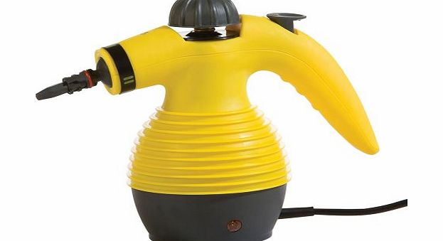 NEW TRUESHOPPING� LITTLE TROJAN MULTI PURPOSE HAND HELD STEAM CLEANER 1050W WITH ACCESSORIES. FAST HEATING TIME. IDEAL FOR CLEANING A RANGE OF SURFACES FROM TILES AND WINDOWS TO RUGS AND CURTAINS. ALS