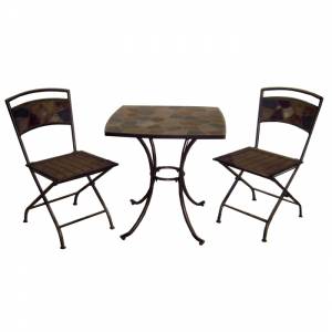 Trueshopping Patio Bistro Coffee Table Set: 27``