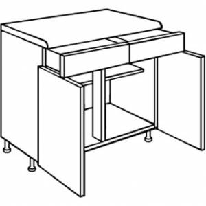 Trueshopping Pippy Oak Shaker Style 1000mm
