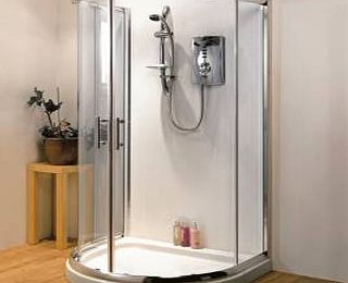 Trueshopping Shower Enclosure Cubicle Quadrant Inc Stone