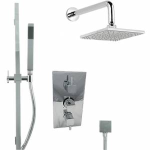 Trueshopping Square 3/4`` Thermostatic 2 Way