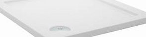 Trueshopping Square Slimline Acrylic Capped Shower Tray For