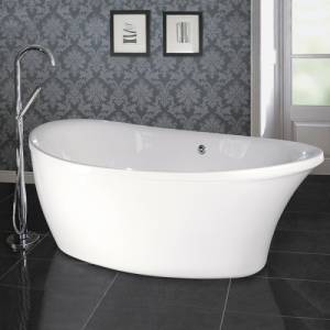 Trueshopping Tear Drop Freestanding Bath