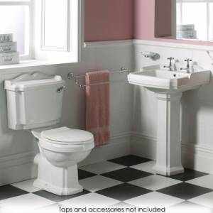 Trueshopping Traditional Basin and Toilet Set