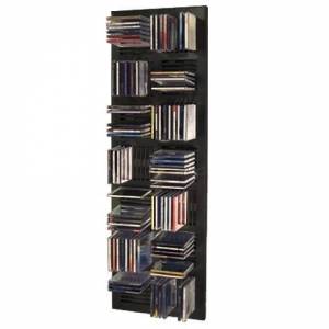 Trueshopping Wall mounted Black CD Holder (Black)