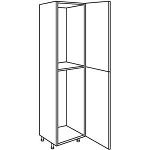 Trueshopping Walnut Saponetta Style 600 x 2173mm