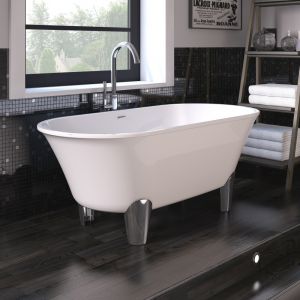 Wycombe 1595mm Freestanding Bath With Waste &