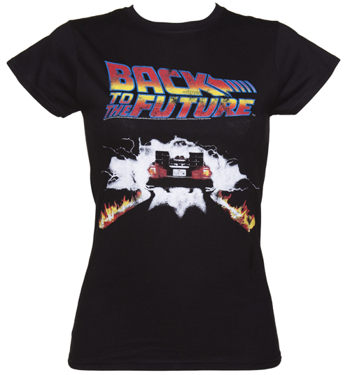 TruffleShuffle Ladies Back To The Future Delorean Firetracks