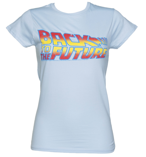 TruffleShuffle Ladies Back To The Future Logo T-Shirt