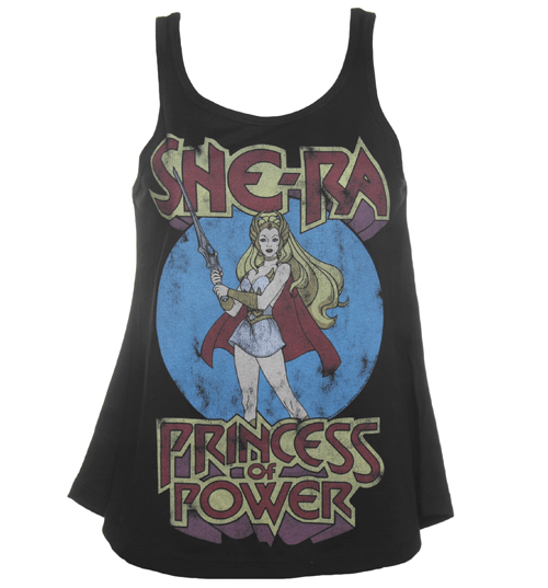 Ladies Black She-Ra Princess Of Power Swing Vest