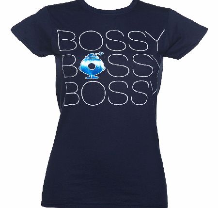 Ladies BOSSY Little Miss Bossy Foil Print T-Shirt