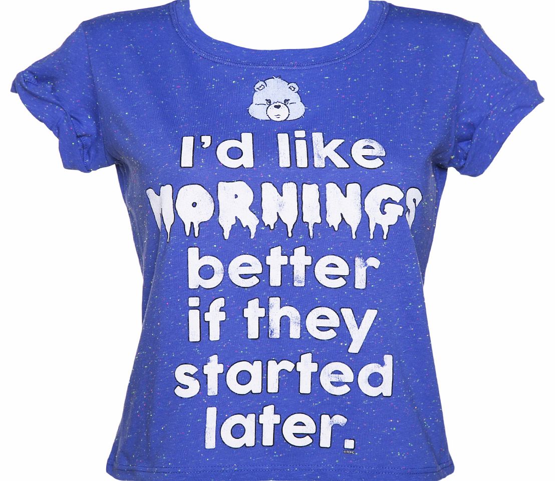 TruffleShuffle Ladies Care Bears Grumpy Bear Mornings Suck