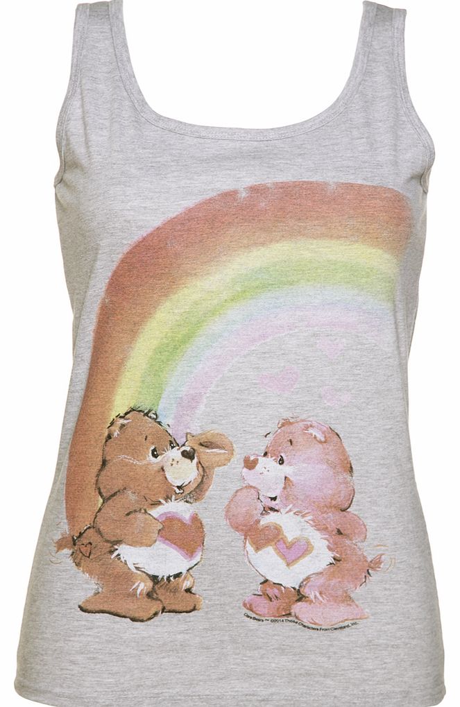 Ladies Care Bears Rainbow Vest