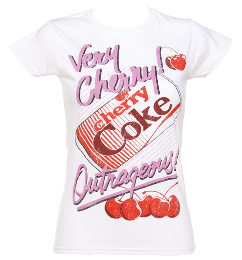 TruffleShuffle Ladies Cherry Coke Outrageous T-Shirt