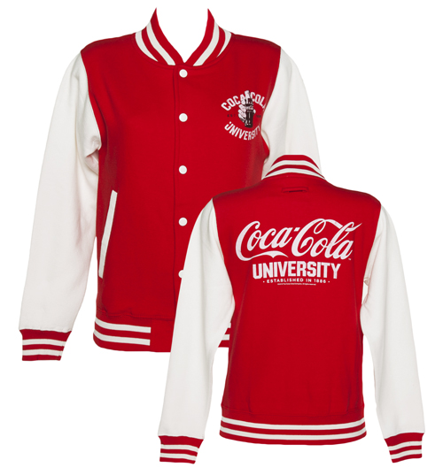 TruffleShuffle Ladies Coca-Cola University Varsity Jacket