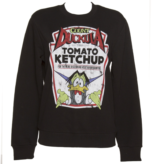 TruffleShuffle Ladies Count Duckula Ketchup Sweater