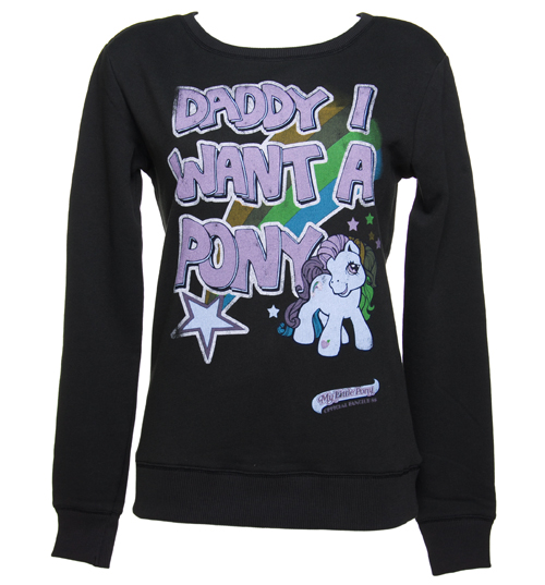 Ladies Daddy I Want A Pony Sweater